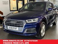 Used Audi Q5 S-Line 252 HP (185 kW) 2018 Blue SUV