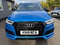 Used Audi Q3 Black Edition 150 HP (110 kW) 2018 Blue SUV