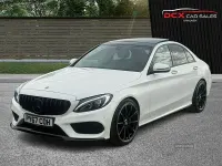 Used Mercedes C220 AMG Line Premium 170 HP (125 kW) 2017 White Sedan