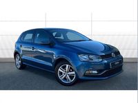 Used VW Polo Edition 90 HP (66 kW) 2017 Blue Hatchback