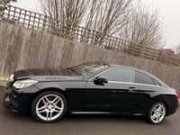 Used Mercedes E200 AMG line 2015 Black Coupe