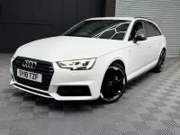 Used Audi A4 Black Edition 190 HP (139 kW) 2018 White Estate