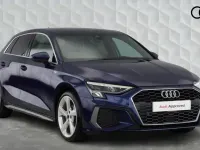 Used Audi A3 Sportback S-Line 150 HP (110 kW) 2023 Blue Hatchback