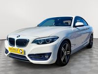 Used BMW 218 Sport Line 136 HP (100 kW) 2018 White Coupe
