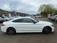 Used Mercedes C200 AMG line 184 HP (135 kW) 2017 White Coupe
