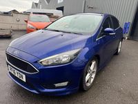 Used Ford Focus Zetec 125 HP (91 kW) 2016 Blue Hatchback