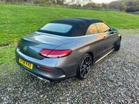 Used Mercedes C200 AMG line 2018 Grey Cabriolet