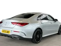 Used Mercedes CLA220 AMG Line Premium Plus 190 HP (139 kW) 2022 Silver Coupe