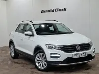 Used VW T-Roc SE 115 HP (84 kW) 2018 White SUV