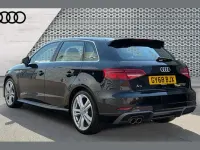 Used Audi A3 S-Line 147 HP (108 kW) 2018 Black Sedan