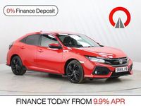 Begagnad Honda Civic Sport 182 HK (133 kW) 2019 Röd Halvkombi