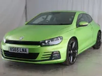 Used VW Scirocco R-line 184 HP (135 kW) 2016 Green Coupe