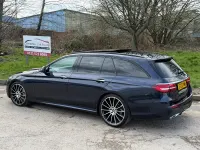 Used Mercedes E220 AMG line 2022 Blue Estate