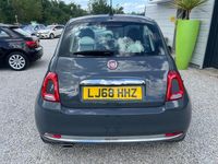 Used Fiat 500 Lounge 69 HP (50 kW) 2018 Grey Hatchback