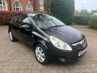 Used Vauxhall Corsa Design Edition 89 HP (65 kW) 2009 Black Hatchback