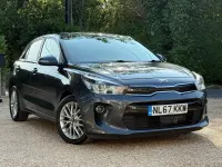 Used Kia Rio 89 HP (65 kW) 2017 Grey Hatchback