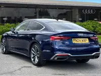 Used Audi A5 S-Line 150 HP (110 kW) 2024 Blue Hatchback