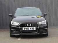 Used Audi A1 S-Line 116 HP (85 kW) 2018 Black Hatchback