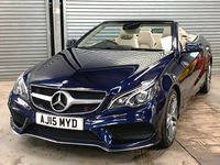 used Mercedes E220 E-ClassAMG LINE CONVERTIBLE BlueTEC 7G-Tronic