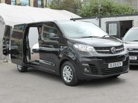 used Vauxhall Vivaro 2900 DYNAMIC L2H1 LWB IN BLACK WITH AIR CONDITIONING,PARKING SENSORS AND MO