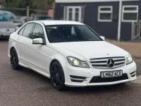 Used Mercedes C180 AMG 2012 White Sedan