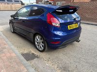Used Ford Fiesta Zetec 2015 Blue Hatchback