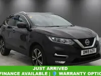 Used Nissan Qashqai N-Connecta 160 HP (117 kW) 2019 Black SUV