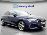 Used Audi A3 S-Line 148 HP (108 kW) 2024 Blue Hatchback