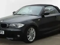 Used BMW 120 Cabriolet M Sport 2010 Black Cabriolet