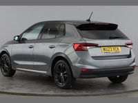 Used Skoda Fabia Colour Edition 94 HP (69 kW) 2023 Graphite grey metallic body / black magic pearl effect roof Hatchback