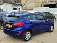 Used Ford Fiesta Zetec 2017 Blue Hatchback