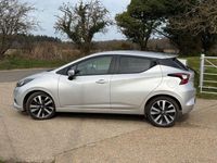 Used Nissan Micra Tekna 92 HP (67 kW) 2023 Platinum silver Hatchback