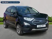 Used Ford Ecosport Titanium 125 HP (91 kW) 2018 Black SUV