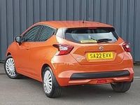 Used Nissan Micra Acenta 92 HP (67 kW) 2022 Orange Hatchback