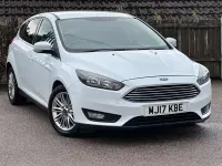 Used Ford Focus Zetec 120 HP (88 kW) 2017 White Hatchback