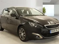 Used Peugeot 308 Allure 120 HP (88 kW) 2016 Black Hatchback