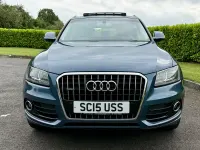 Used Audi Q5 S-Line 190 HP (139 kW) 2015 Blue SUV