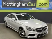 Used Mercedes CLS350 AMG line 258 HP (189 kW) 2016 Silver Coupe