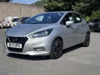 Used Nissan Micra Acenta 91 HP (66 kW) 2021 Grey Hatchback