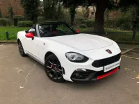 Used Abarth 124 Spider 170 HP (125 kW) 2017 White Cabriolet