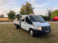 Used Ford Transit 100 HP (73 kW) 2012 White Cabriolet