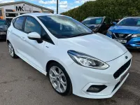 Used Ford Fiesta ST-Line 125 HP (91 kW) 2019 White Hatchback