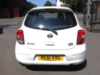 Used Nissan Micra Acenta 98 HP (72 kW) 2012 White Hatchback