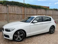 Used BMW 116 Sport Line 114 HP (83 kW) 2019 White Hatchback