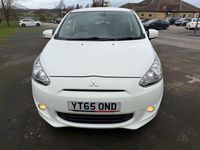 Used Mitsubishi Mirage 2015 White Hatchback