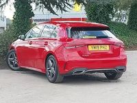 Used Mercedes A200 AMG line 163 HP (119 kW) 2019 Red Hatchback