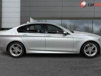 used BMW 520 5 Series 2.0 D M SPORT 4d 188 BHP Heated Front Seats, Navigation, Parking Sensors, White Leather Inter