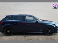 Used Audi A3 S-Line 147 HP (108 kW) 2016 Blue Hatchback