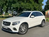 Used Mercedes GLC220 AMG line 170 HP (125 kW) 2015 White SUV