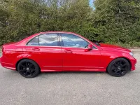 Used Mercedes C250 2011 Red Sedan